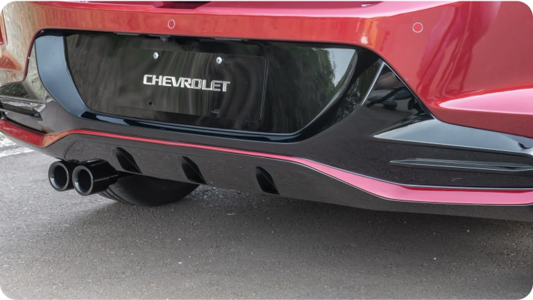 Extensor de para-choque traseiro do Chevrolet Onix Plus para a respectiva página de acessórios.