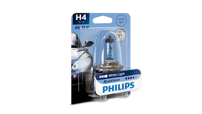 Lâmpada effect Blue H4 da linha de acessórios originais Chevrolet para o Chevrolet Onix Plus. 