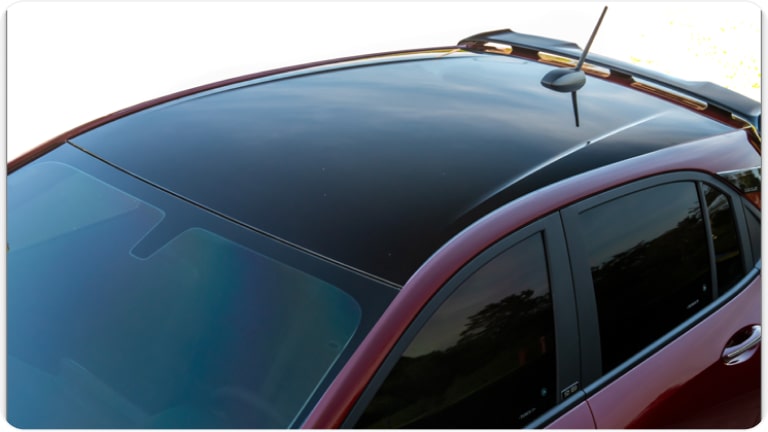 Película protetora de pintura do teto da linha de acessórios originais Chevrolet para o Onix HB.