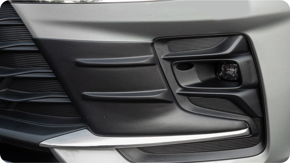 Imagem do aplique frontal do para-choque da linha de acessórios originais Chevrolet.