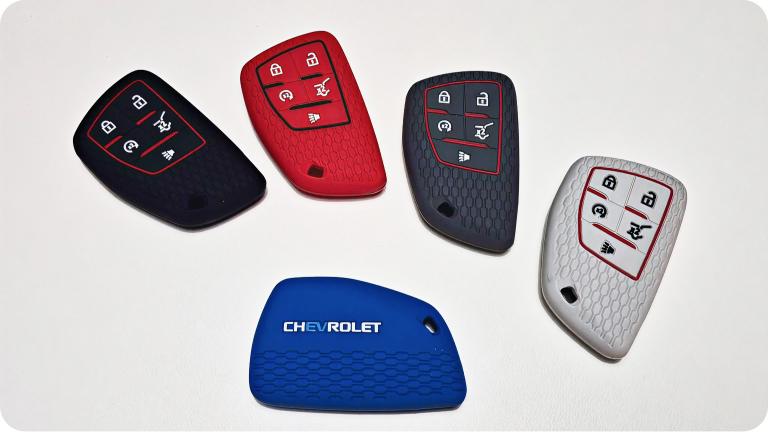 Capa de silicone para chave de presença com 6 botões do Equinox