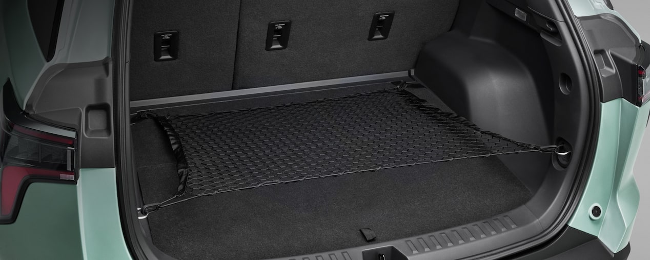 Imagem de rede de conveniência instalada no porta-malas.