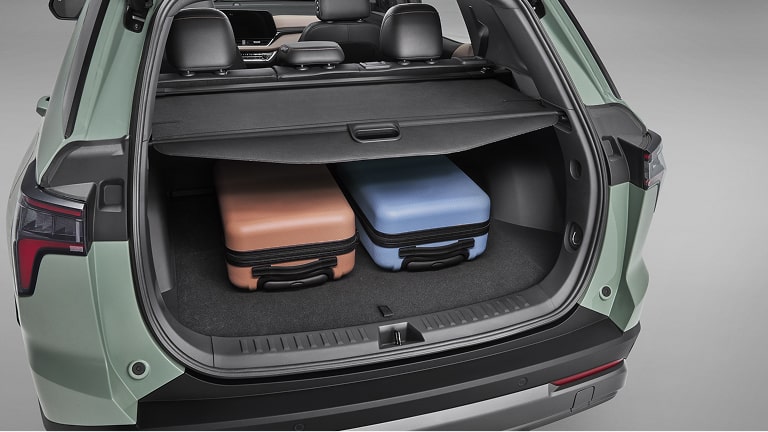 Cobertura interna retrátil de porta-malas do Equinox