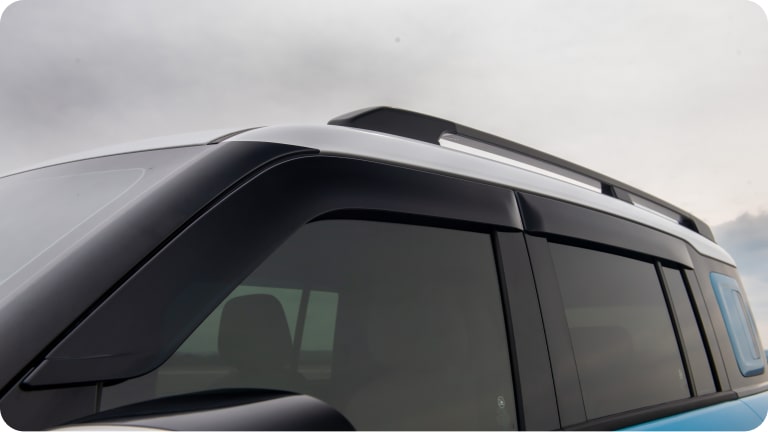 Calha de chuva da linha de acessórios originais Chevrolet para o novo Spark EUV