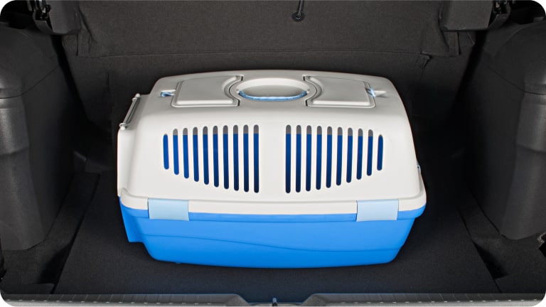 Caixa de transporte Nº3 para pet da linha de acessórios originais Chevrolet para o novo Spark EUV