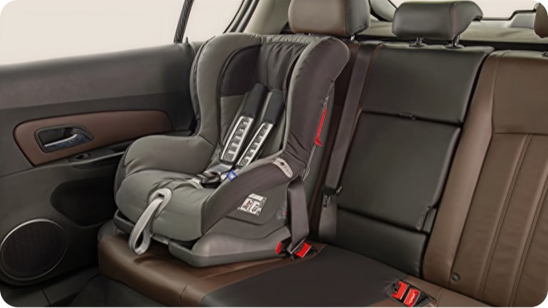 Base de cadeira infantil Britax Bebê Conforto até 13 kg da linha de acessórios originais Chevrolet para o Spark EUV
