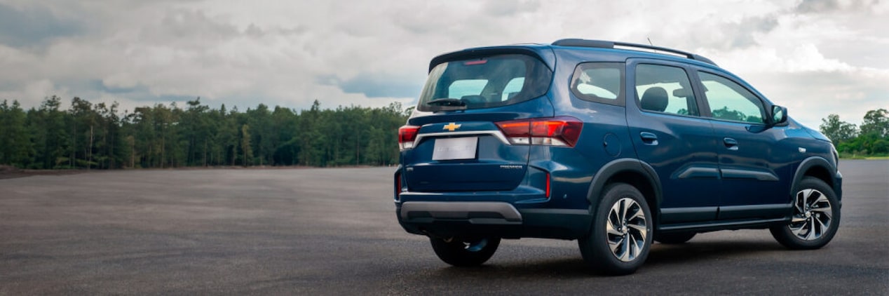 Chevrolet Spin 2026 em foto ambientada que ilustra a página da linha de acessórios originais Chevrolet - conforto - dedicada ao respectivo modelo.