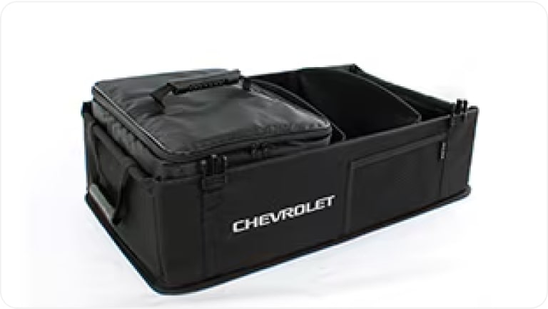 Imagem da bolsa organizadora pequena da linha de acessórios Chevrolet para o Tracker 2026