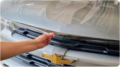 Kit de película de proteção de pintura da linha de acessórios originais Chevrolet para o SUV Trailblazer.