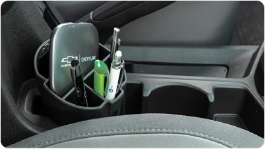 Organizador interno da linha de acessórios originais Chevrolet para o SUV Trailblazer.