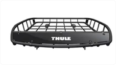 Bagageiro de teto da linha de acessórios originais Chevrolet para o SUV Trailblazer.