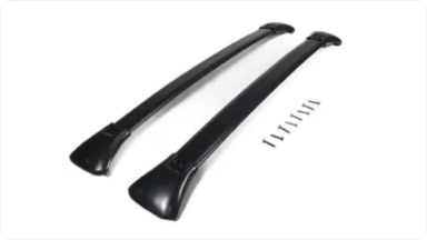 Rack de teto transversal da linha de acessórios originais Chevrolet para o SUV Trailblazer.