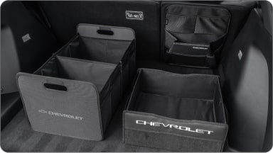 Bolsa organizadora da linha de acessórios originais Chevrolet para o Captiva EV.