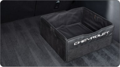 Organizador de porta-malas da linha de acessórios originais Chevrolet para o Captiva EV.