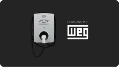 Carregador de parede smarth charger Chevrolet tipo 2 da linha de acessórios originais Chevrolet para o Captiva EV.