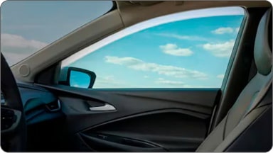 Rolo de película solar da linha de acessórios originais Chevrolet para o Captiva EV.