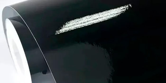 Rolo de película de envelopamento preto em alto brilho do Equinox EV