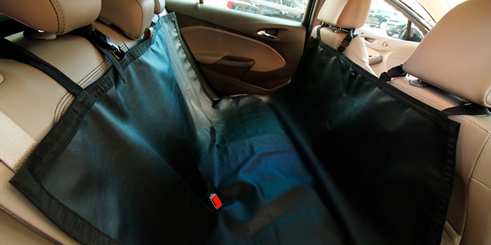 Capa de banco e porta-malas preto para pet do Equinox EV