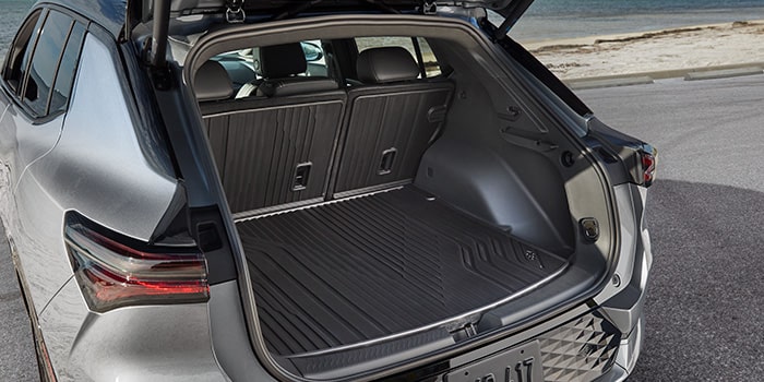 Tapete de bandeja de porta-malas integrado com logo Chevrolet