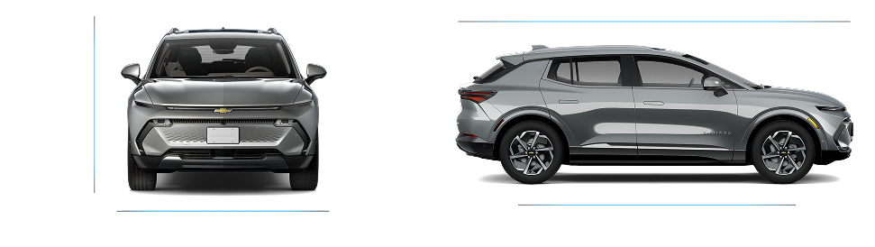 Dimensões do Equinox EV.