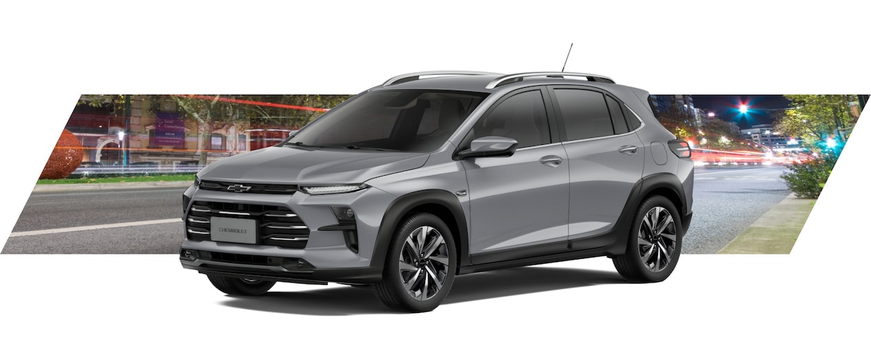 Chevrolet Sonic em vista de frente e lateral