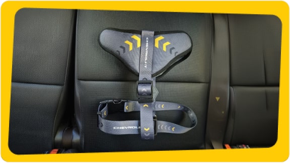 Peitoral Pet Chevrolet - Cinza: disponível em 3 tamanhos