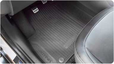 Calha de chuva da linha de acessórios originais Chevrolet para a picape Montana.