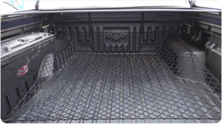 Rede de caçamba cargofix da linha de acessórios originais Chevrolet para a picape Montana.