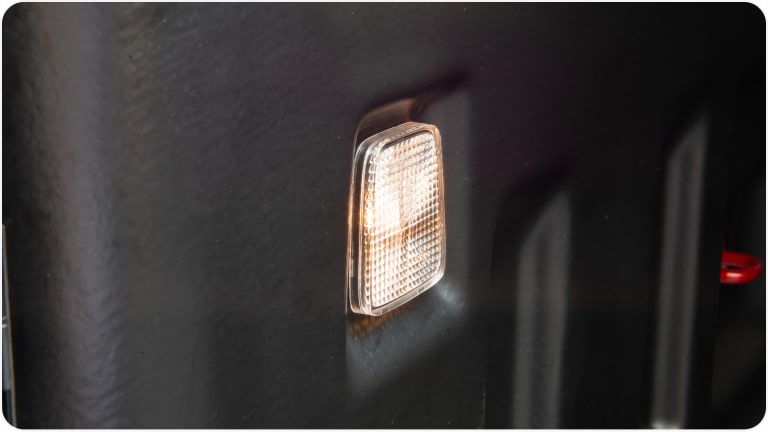 Iluminação de caçamba da linha de acessórios originais Chevrolet para a picape Montana.