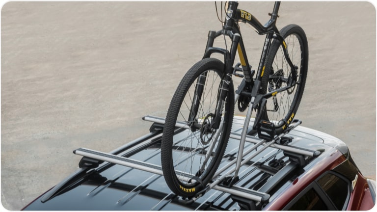 Suporte para bicicleta da linha de acessórios originais Chevrolet para a picape