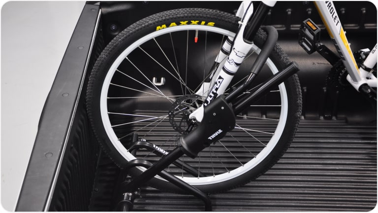 Suporte para bicicleta da linha de acessórios originais Chevrolet para a picape