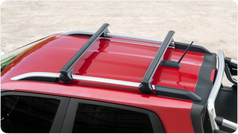 Rack de teto transversal da linha de acessórios originais Chevrolet para a picape