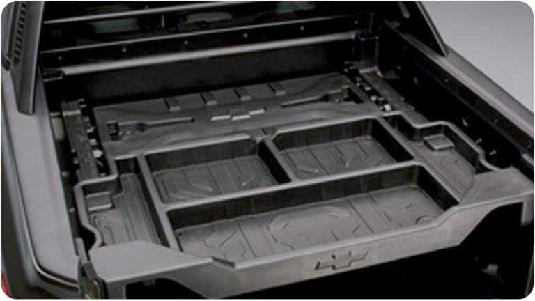 Divisórias Multi-Board da linha de acessórios originais Chevrolet para a picape Montana.