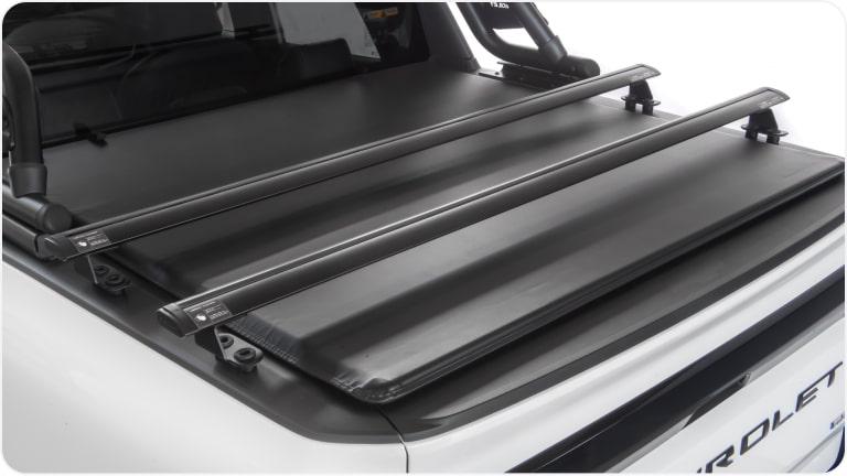 Rack de caçamba transversal da linha de acessórios originais Chevrolet para a picape