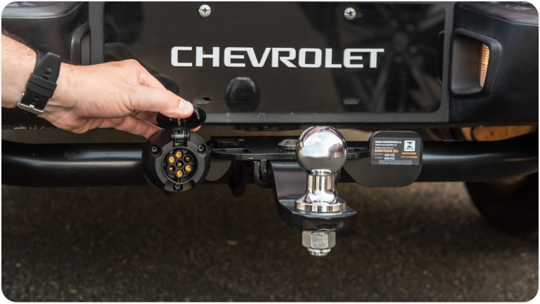 Chicote para engate para suporte para bicicleta da linha de acessórios originais Chevrolet para a picape