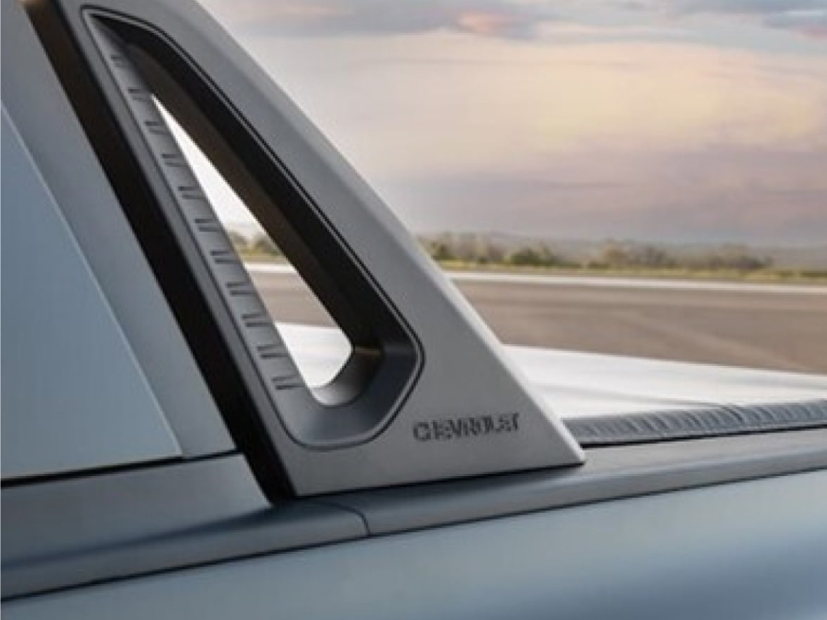 Santo Antônio integrado da linha de acessórios originais Chevrolet para a picape Montana.