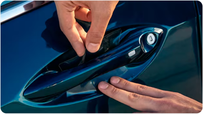 Película de proteção de pintura da linha de acessórios originais Chevrolet para a picape Montana.