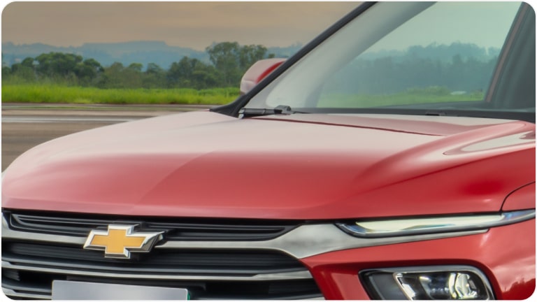 Película de proteção de pintura da linha de acessórios originais Chevrolet para a picape Montana.