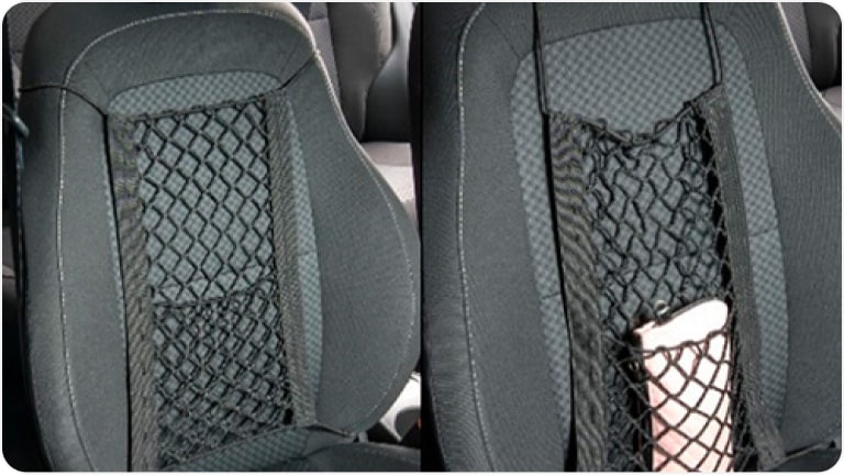 Rede de conveniência para banco da linha de acessórios originais Chevrolet para a picape Montana.