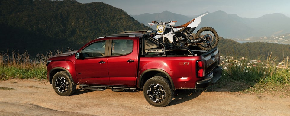 Nova S10 com texto sobre os acessórios de gerenciamento de carga