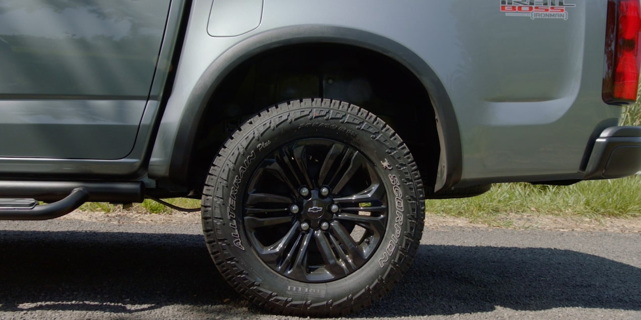 Roda da Chevrolet S10 Trail Boss.