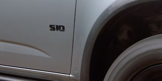 Detalhe no nome da Chevrolet S10 Trail Boss.