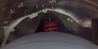 Detalhe na suspensão da Chevrolet S10 Trail Boss.
