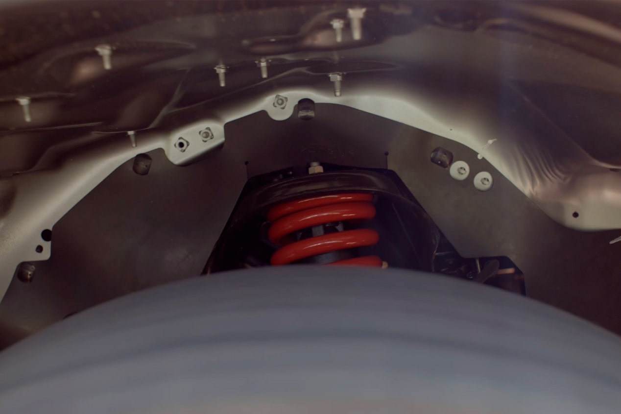 Detalhe na suspensão da Chevrolet S10 Trail Boss.