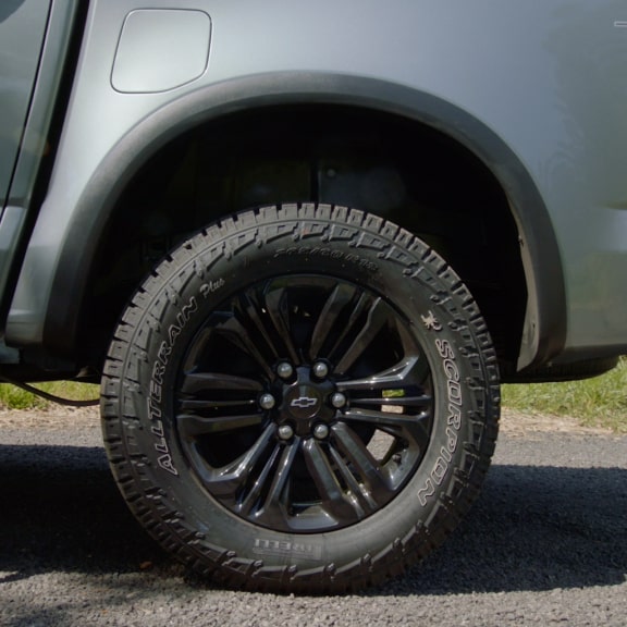 Roda da Chevrolet S10 Trail Boss.