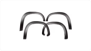 Imagem de quatro para-lamas à venda como acessórios.