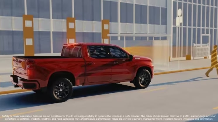 Imagem ilustrativa do Sistema de frenagem de emergência com detecção de pedestres