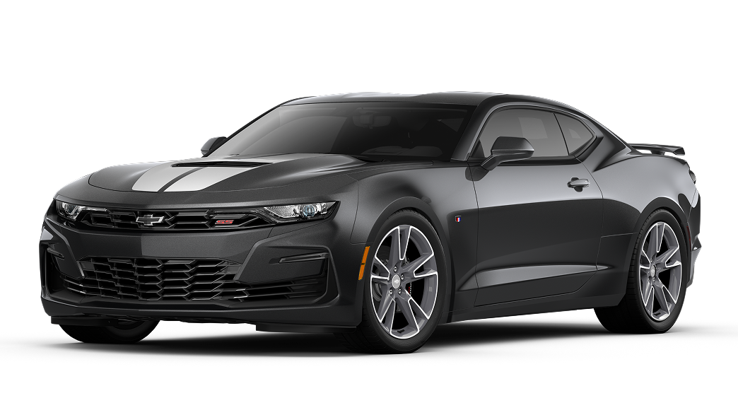 CGI Chevrolet Camaro em fundo branco (infinito)