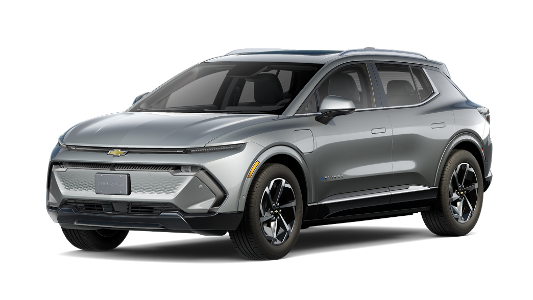 CGI Chevrolet Equinox EV em fundo branco (infinito)