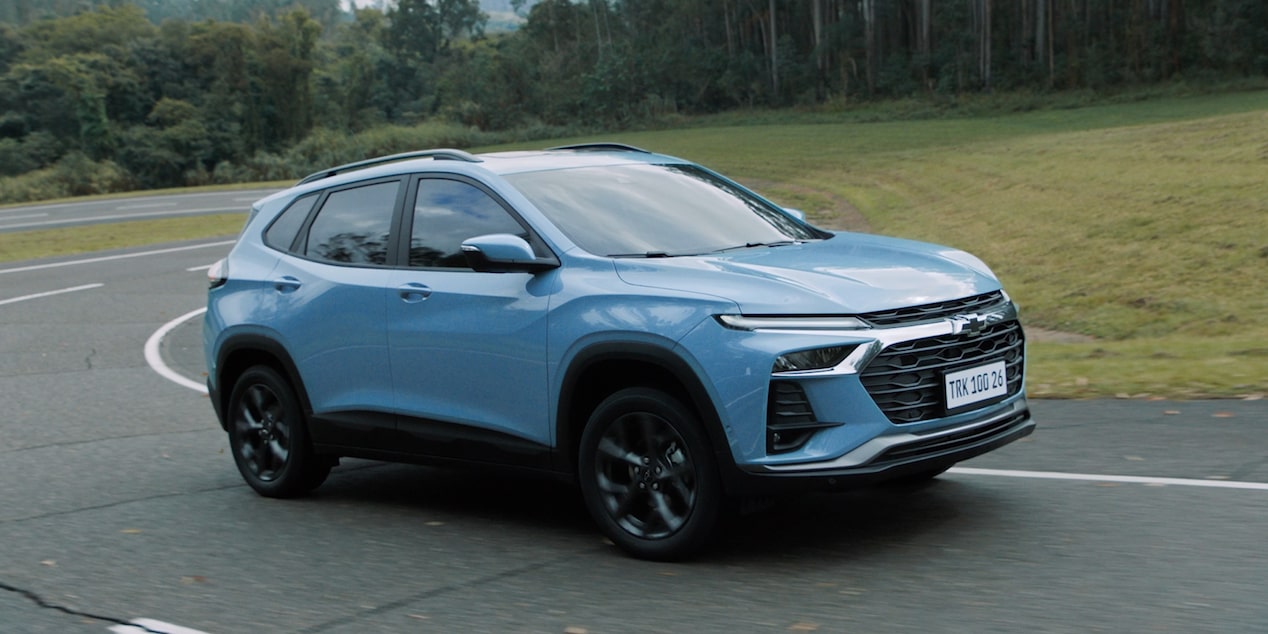 Tracker 100 Anos Chevrolet Azul